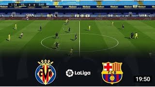 Barcelona vs Villareal en vivo Match