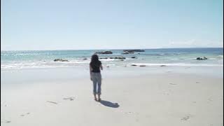 Video Background Wanita Sedih di Pantai | Video background Sedih | Background Puisi No Copyright