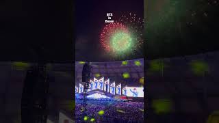 BTS in Busan. Fireworks + Lightsticks are dyanmite 🤩