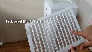 SHARP Air PURIFIER KC-WS50P-W with humidifier - Unboxing