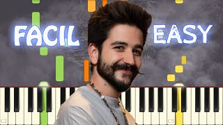 Video thumbnail of "Favorito - Camilo - Piano Facil - Synthesia"