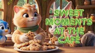 Milo Cat and Friends Bake Cookies for the Café | Animal Stories for Kids