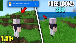 🥰 Download Free Look Pack for MCPE 1.21+ || 360° Camera || MCPE free look mod download  screenshot 4