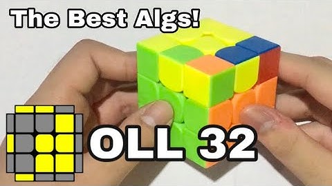 The BEST ALGORITHMS for OLL 32