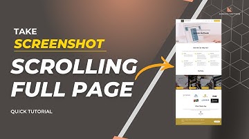 How to Capture Full Page Screenshots with Scrolling  #screenshot #chrome