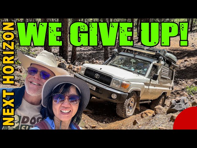 We give up! That's it! Grand Canyon 1, Pan Americana Alaska Argentina 4x4 Troopy class=