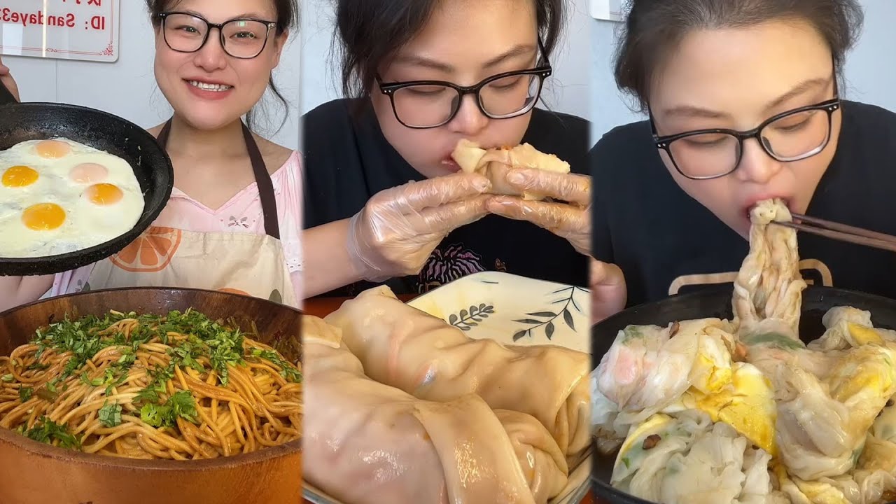 Mukbang food challeng new with real sound 