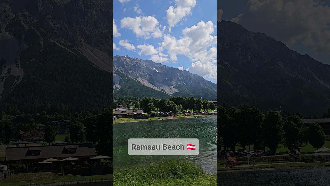 Ramsau beach in Styria Austria 