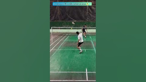 Perfect net cross ever 🤯🏸| #badmintonsquadindia #shorts #ytshorts