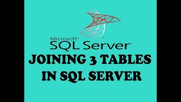 JOINING OF 3 TABLES IN SQL SERVER (URDU / HINDI)