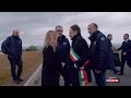 Meloni a Niscemi per monitorare la situazione della frana