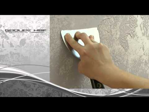 Enduit tadelakt effet pierre polie linea deco youtube Effet galet marron