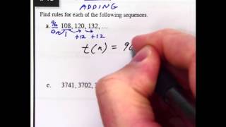 Arithmetic Sequences & Linear Functions