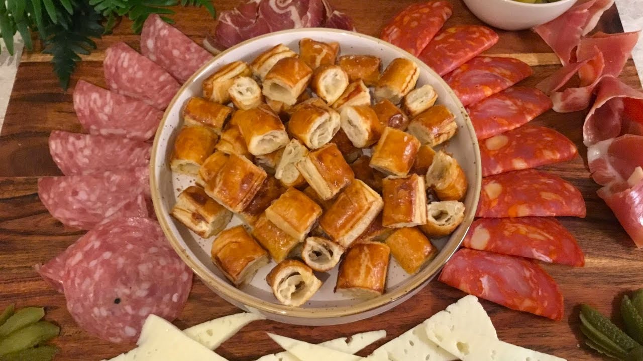 feuilletés aux anchois - puff pastries with anchovies