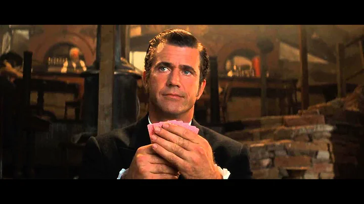 Maverick - Mel Gibson plays poker with Jodie Foste...