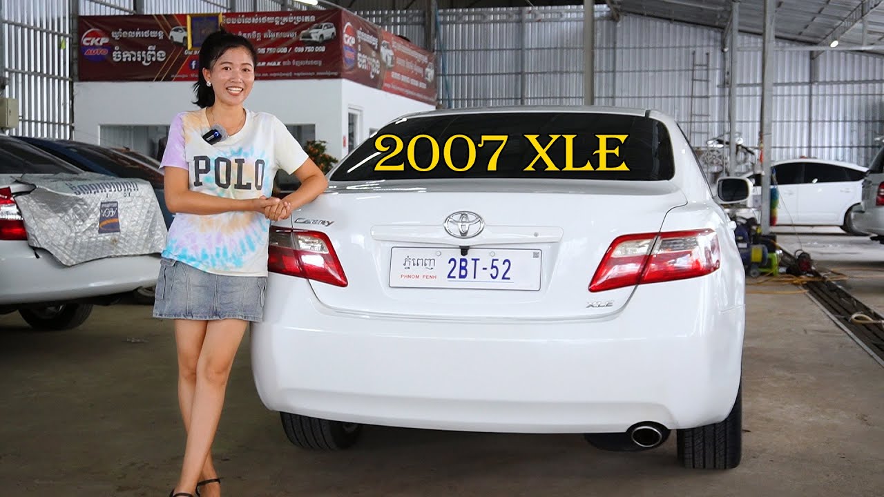Camry XLE 2007 ភ្នំពេញ 2BT Original ថ្មីញាក់ហ្មង កំពូលឡាន Sedan របស់ Toyota