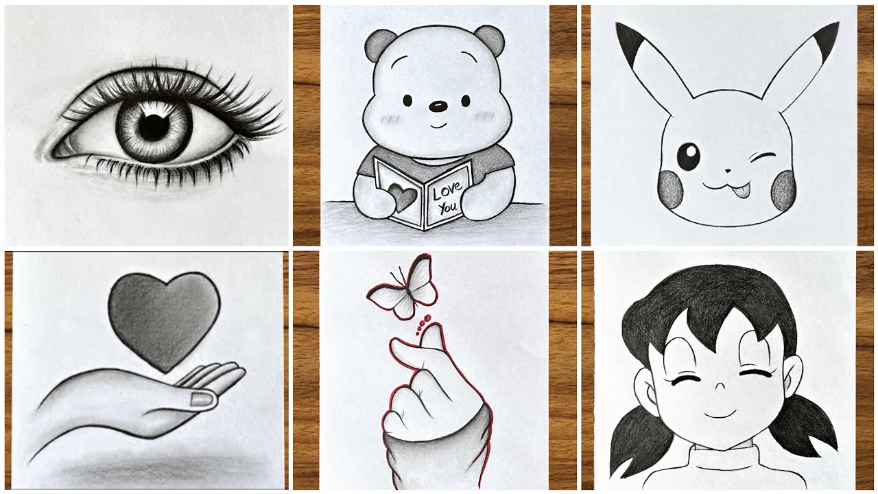 6 Easy drawing ideas that anyone can do