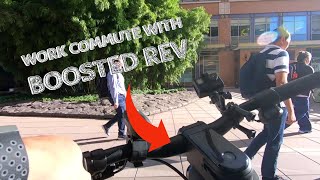BOOSTED REV COMMUTE TO WORK | Electric Scooter in Seattle