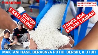 Download Lagu Sekali Giling Jadi Beras Bersih Tanpa Limbah Sekam! Mesin Giling Padi MAKTANI MT212 - Kirim Lampung MP3