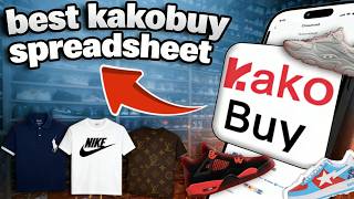 Kakobuy Spreadsheet In 2026📈 Best Items Haul (Sp5der, Denim Tears, LV)