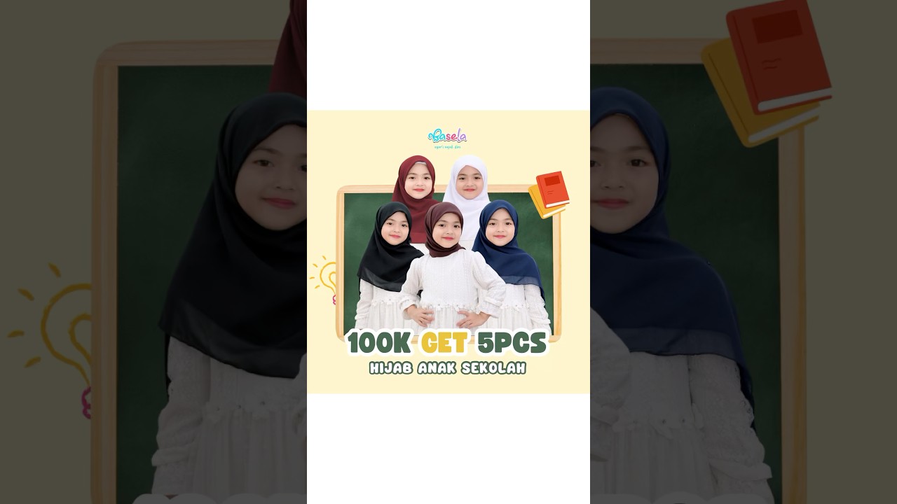 𝗕𝗨𝗡𝗗𝗟𝗜𝗡𝗚 𝗛𝗜𝗝𝗔𝗕 𝗦𝗘𝗞𝗢𝗟𝗔𝗛 𝗔𝗡𝗔𝗞!🧕🏻🎓✨