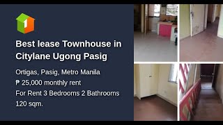 Best lease Townhouse in Citylane Ugong Pasig