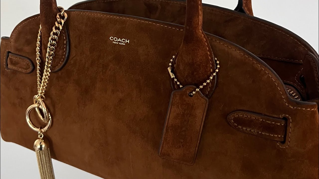Распаковка сумки Coach Empire Carryall 34 + первые впечатления + проблемы с Coach
