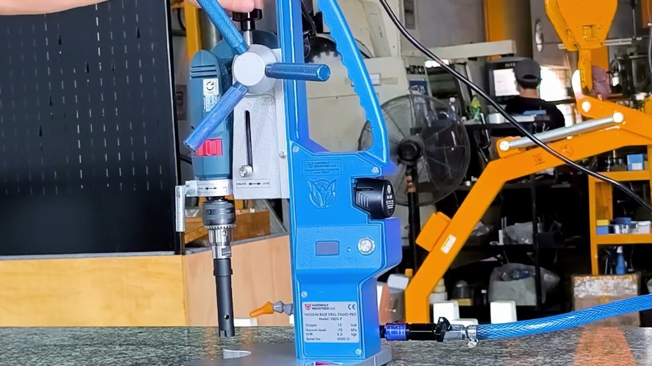 Vacuum Base Drill Stand-Pro | Aardwolf