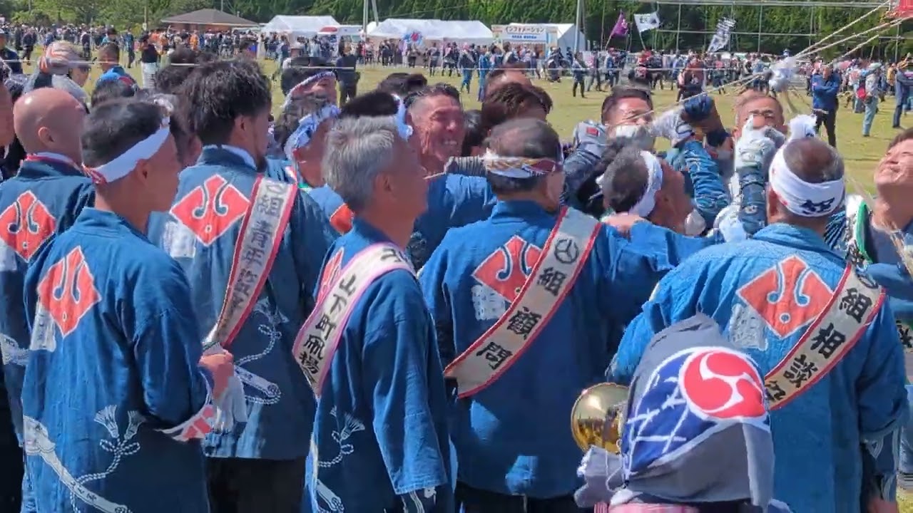 浜松まつり 2025.05.05 凧場 糸切り合戦 鍛冶町 新町 達磨 松江町 山下町