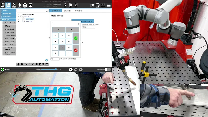 Weaving Tutorial with THG Automation collaborative robotic welding system