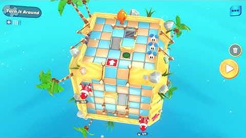 ChuChu Rocket! Shoreside Constellation. Turn It Around. 3 Stars Walkthrough. [Apple Arcade]