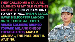 They Mocked Me at Our 20-Year Class Reunion... Then a Black Chopper Landed: General, We Need You!