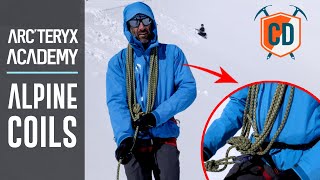 How To Tie Alpine Coils - Arc'teryx Academy Tips | Climbing Daily Ep.1870