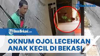 Despicable! Man in Rideshare Jacket Allegedly Molests Child in Bekasi, Act Caught on CCTV