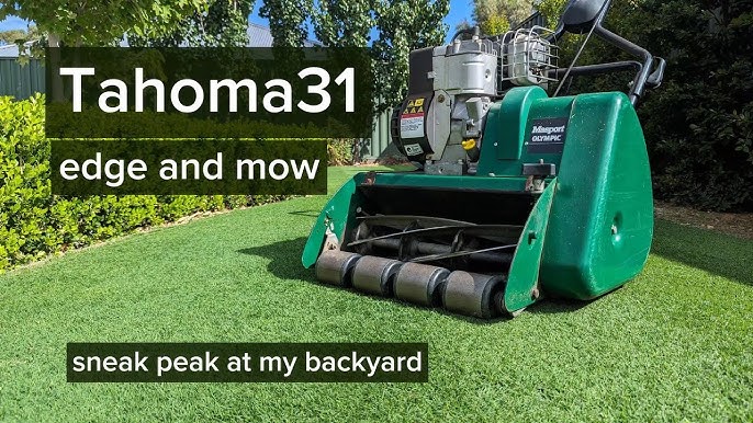 California trimmer 20 inch 7 blade - Honda GX120 overview - follow