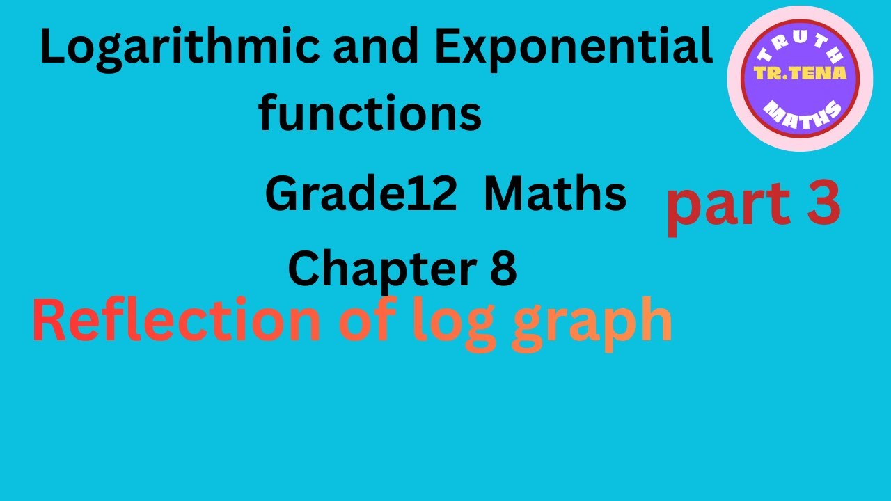 Grade12 maths chapter8, Logarithmic and Exponential Functions, Tena