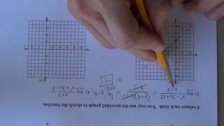 Kutasoftware Evaluating Limits at Removable Discontinuities #1,2, 3, and 4