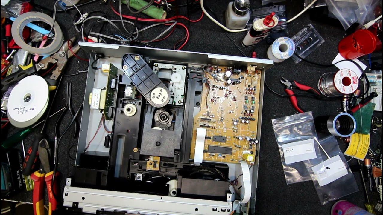 Yamaha CDC755 5 Disc CD Player Belt Replacement YouTube