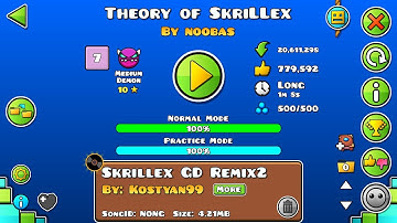 Theory of SkriLLex by noobas // Medium Demon // Geometry Dash 2.2