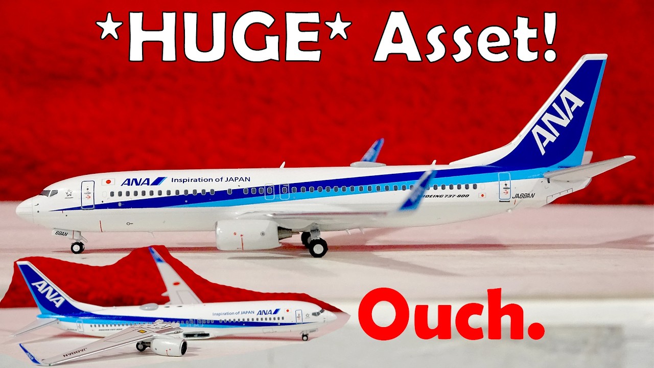 F*0様 AeroPolaris ANA WINGS B737-800 JA88 BROKEN* AeroPolaris ANA Boeing 737-800 Unboxing. - YouTube