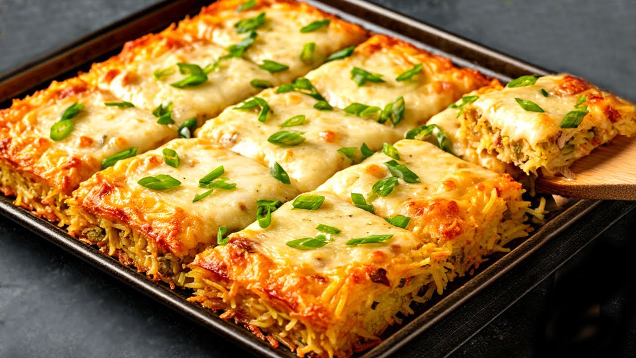 Geriebene Kartoffeln sind LECKERER als Pizza! Ein einfaches Rezept mit nur 2 Kartoffeln und 2 Eiern!