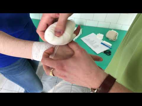 SPICA BANDAGE ON THE BASIS OF A THUMB 4K