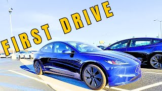 '25 Tesla Model 3 Highland Demo! My first time behind the wheel!