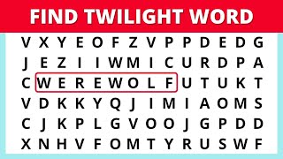 🧛 Find Twilight Saga words | Words Game | Word Search Game Twilight words, Word Search Puzzles screenshot 3