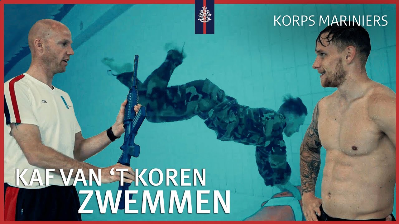 Zwemmen | KAF VAN 'T KOREN | Koninklijke Marine