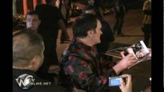 Director Quentin Tarantino outside the 2009 Scream Awards