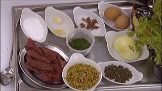 Marco Pierre White's steak tartare recipe from hells kitchen