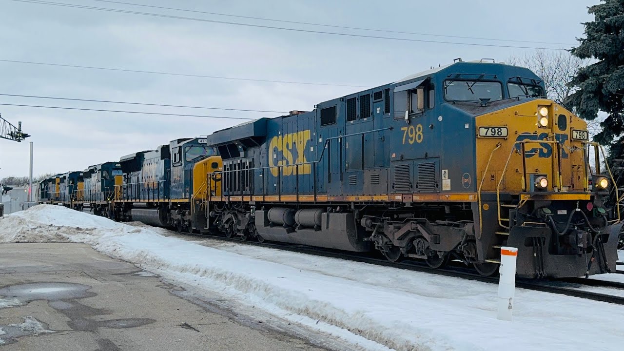 CSX 798 w/SWEET NF K5LA Horn Leading M326-11 + Power Move & 117 cars | 02/11/26