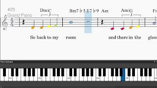 A Day In The Life Of A Fool (Manha De Carnaval) by Luiz Bonfa - Easy piano tutorials with lead...