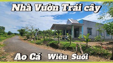 Nhà Vườn Trái cây. Ao Cá  wiêw Suối Mặt nhựa Khu Dân cư (60x103x98)=9109.3m² gias 1ti200tr BS